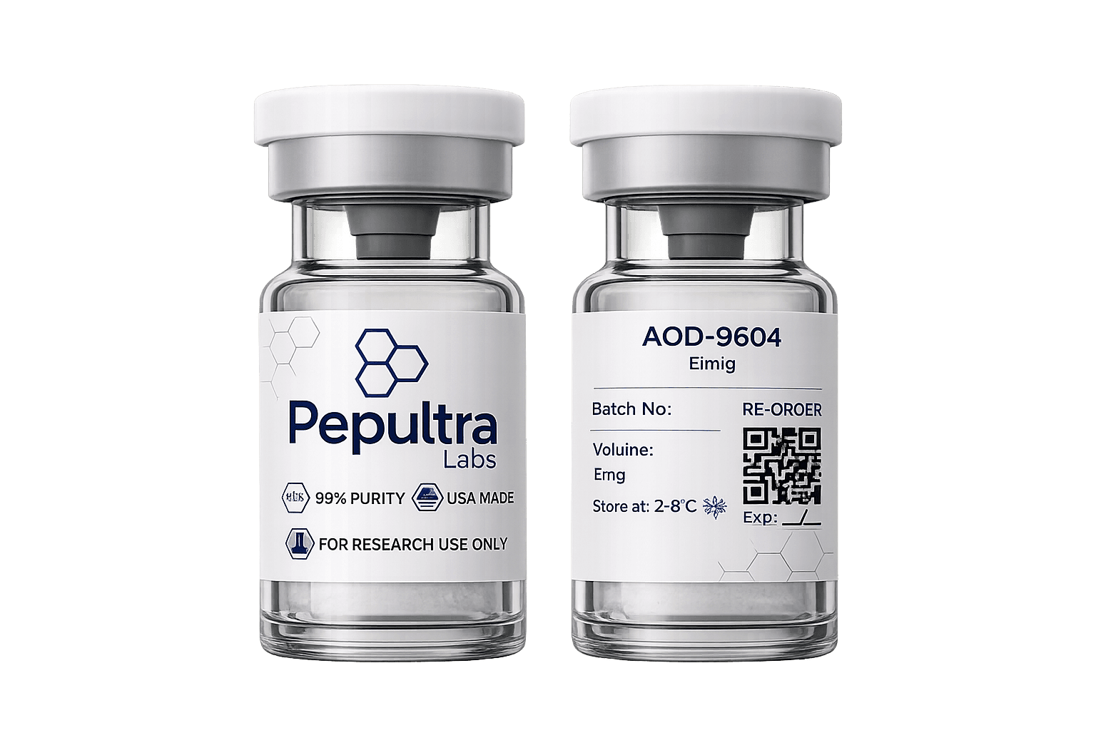AOD-9604 vial and packaging