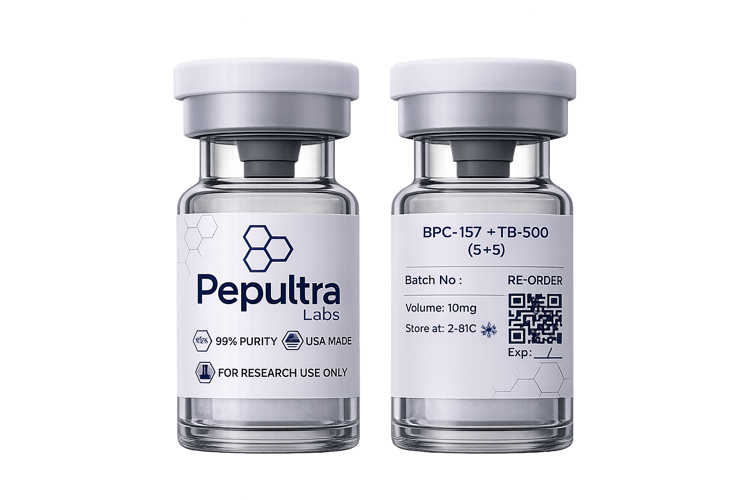 BPC-157 + TB-500 vial and packaging